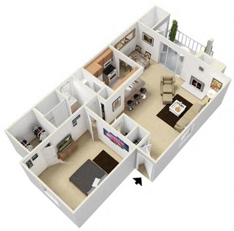 a floor plan of a house